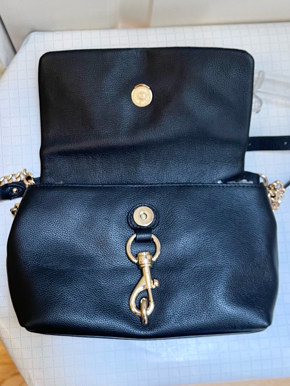 Authentic Rebecca Minkoff leather flap crossbody bag - Picture 10 of 16